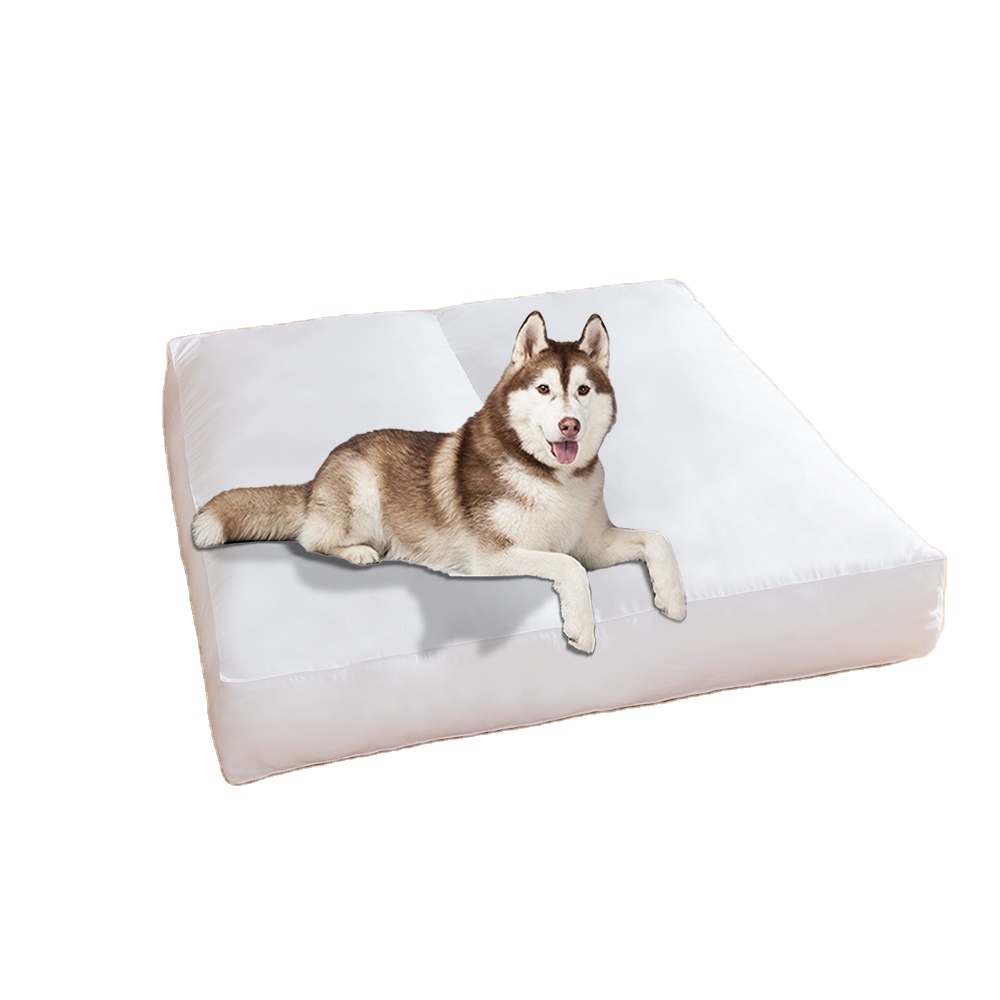 Winter Thick Dog Cat Pig Sleeping Cushion White Outdoor Custom Pillow Insert Polyester Cotton Pet Bed Pad