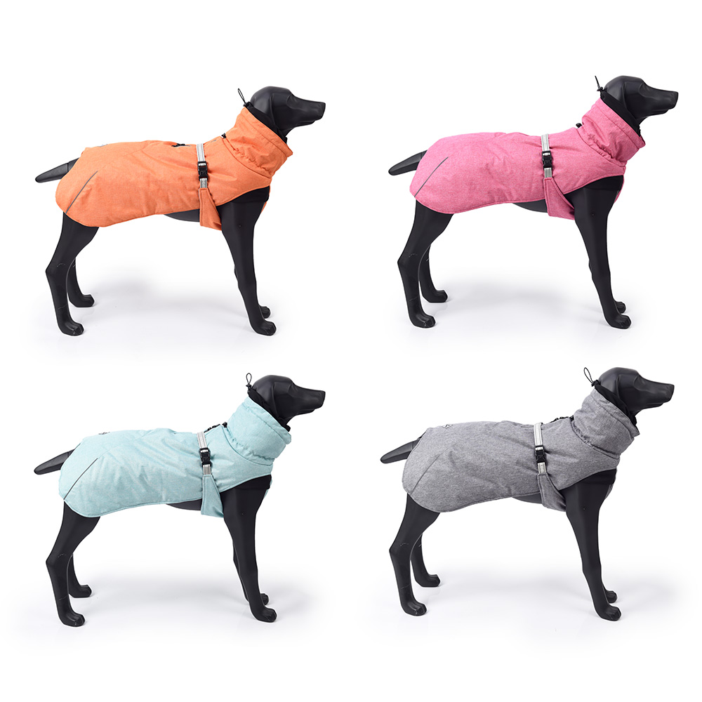 Wonderful Outdoor Large Dog Clothes Snowy Adventure Waterproof Padded Warm Dog Jacket Coat