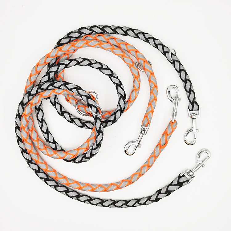 Yuanfei Pet Leash Newfashion Doublelayer Durable Reflective Weaving Leash