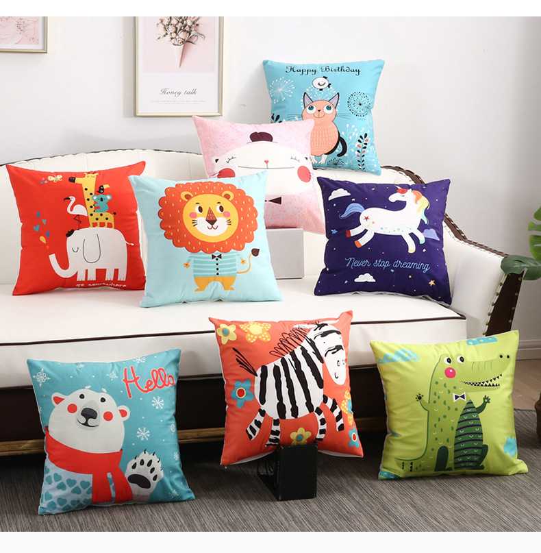 2020 Cartoon Cushions Throw Pillow Sofa