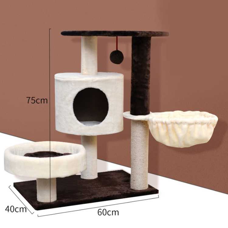 2020 Shipping To Canada Huge Scratcher Large Cat Trees Towers House Condo With Wheel