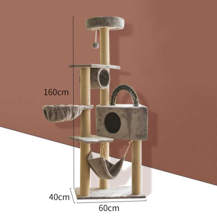 2020 Shipping To Canada Huge Scratcher Large Cat Trees Towers House Condo With Wheel