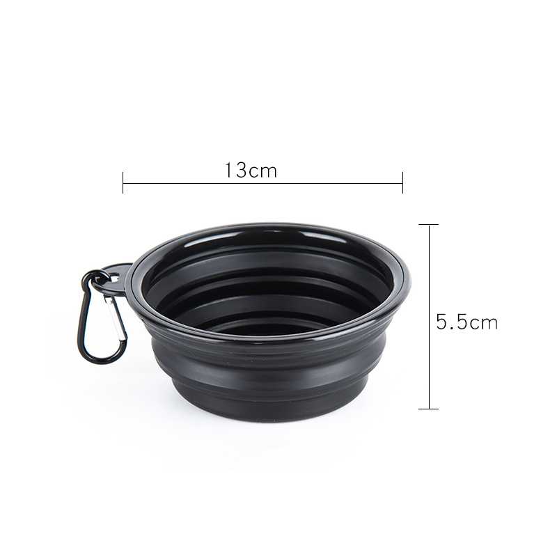 450ml Folding Dog Bowl Folded Dog Bowl Folding Dog Feeders Folded Feeding Tools 450ml Mini Size Small Animals