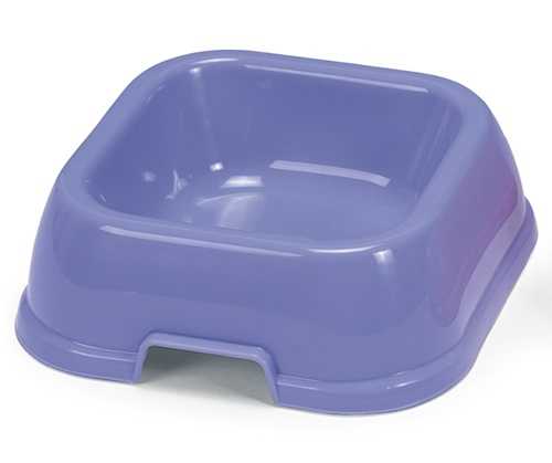 678 Plastic Square Pet Bowl Dog Cat Bowl