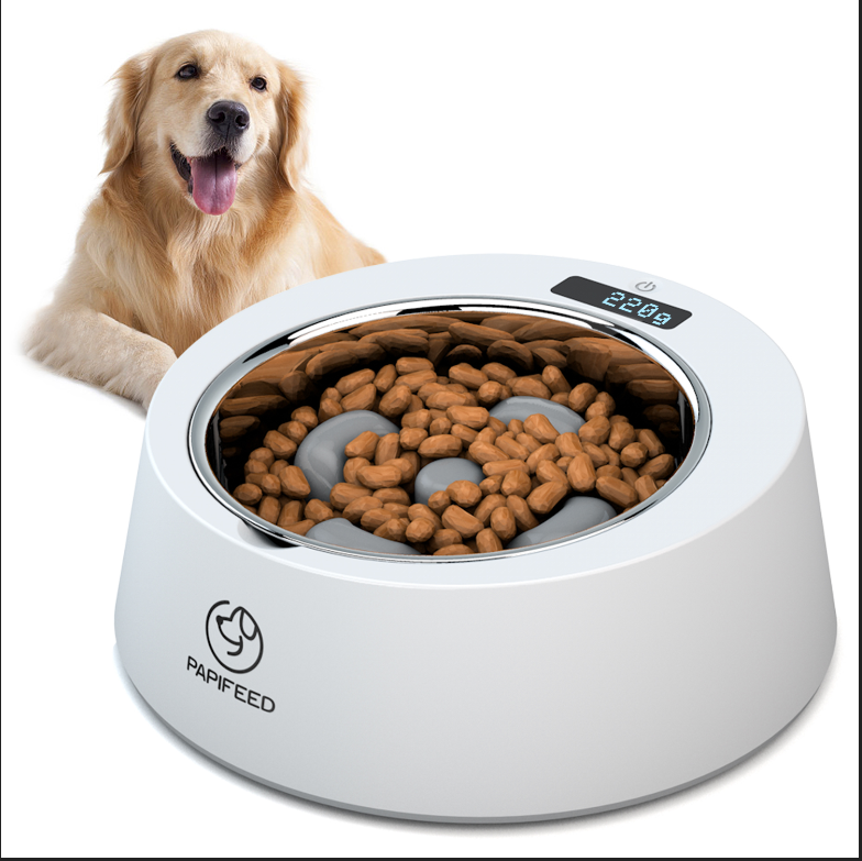 Amazon Best Smart Stainless Steel Weighting Keep Kit Slow Feeder Dog Bowl