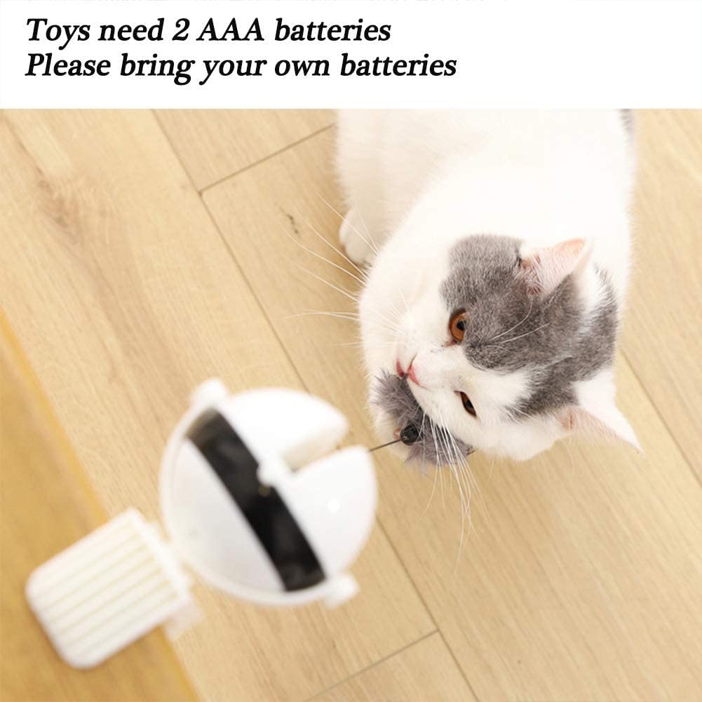 Automatic Interactive Cat Toy Automatic Lift Electric Pet Toy With Hairball Cats Entertainment Funny Pet Excercise Game Toy