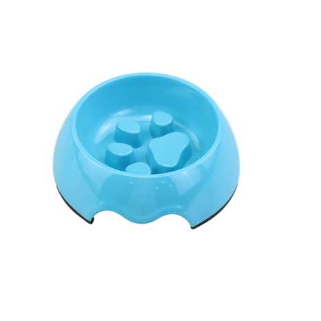 Bone Paw Shaped Melamine Dog Food Bowl Slow Feeding Dog Bowl