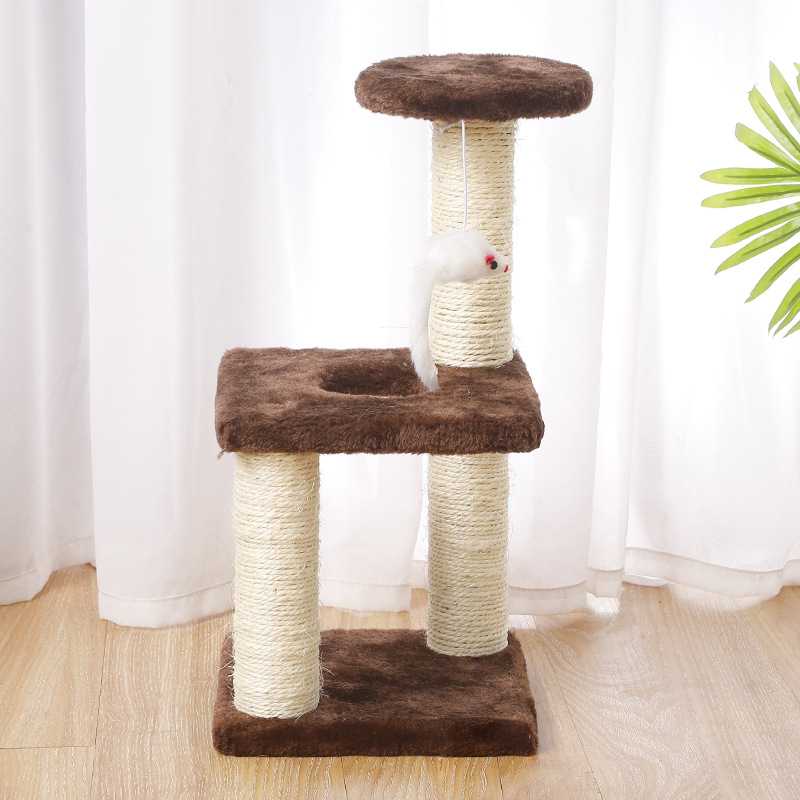 Cat Climbing Frame Durable Funny Tower Mouse Toy Cat Climbing Frame Scratcher Cat Tree