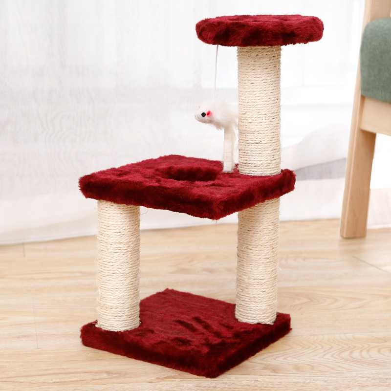 Cat Climbing Frame Durable Funny Tower Mouse Toy Cat Climbing Frame Scratcher Cat Tree