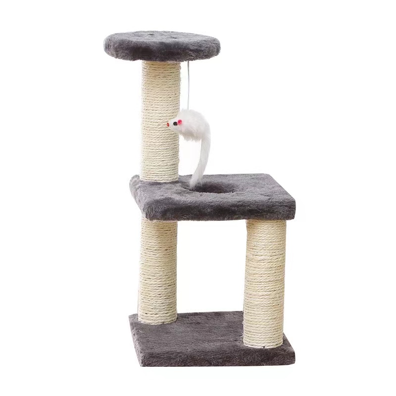 Cat Climbing Frame Durable Funny Tower Mouse Toy Cat Climbing Frame Scratcher Cat Tree