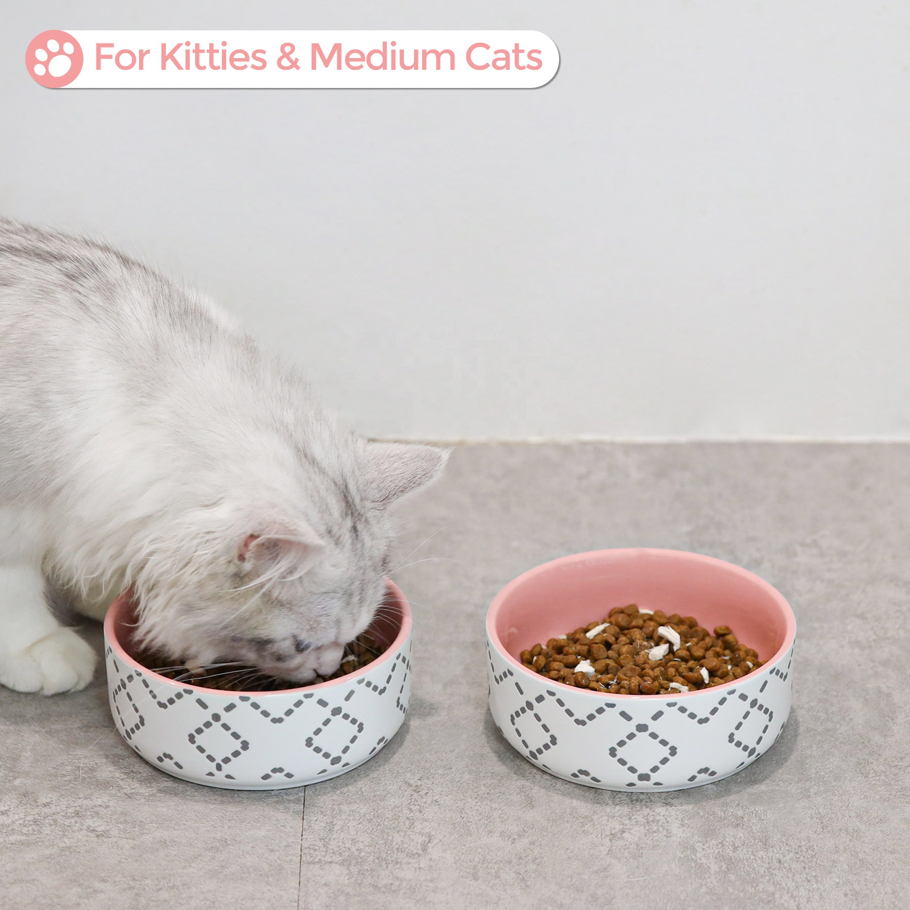 Cat Food Bowl Sale Pet Supplies Pet Bowl Customized Pet Ceramic Bowl