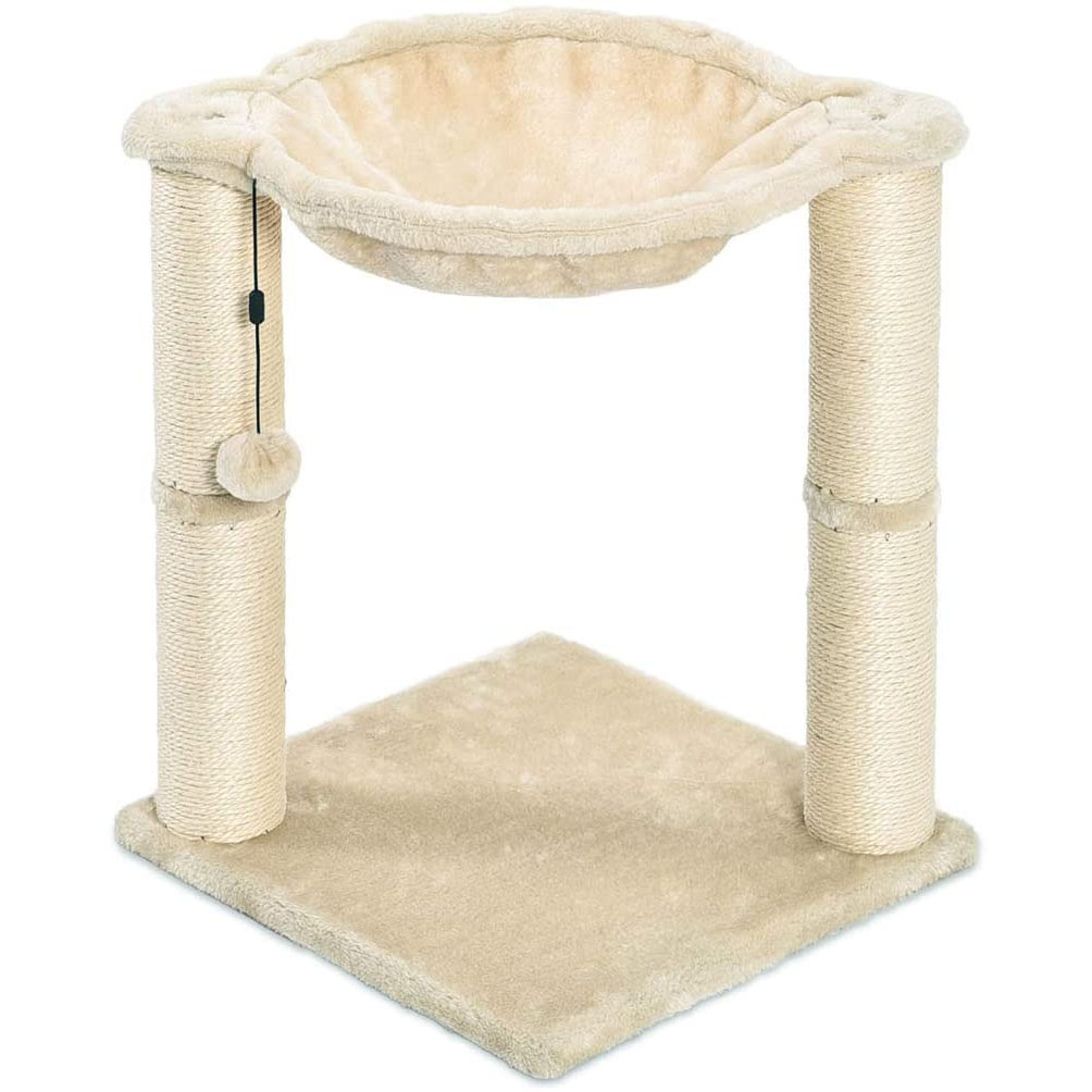 Cat Hammock Tree Nest House Solid Wood Claw Pet Cat Grinder Cat Bed