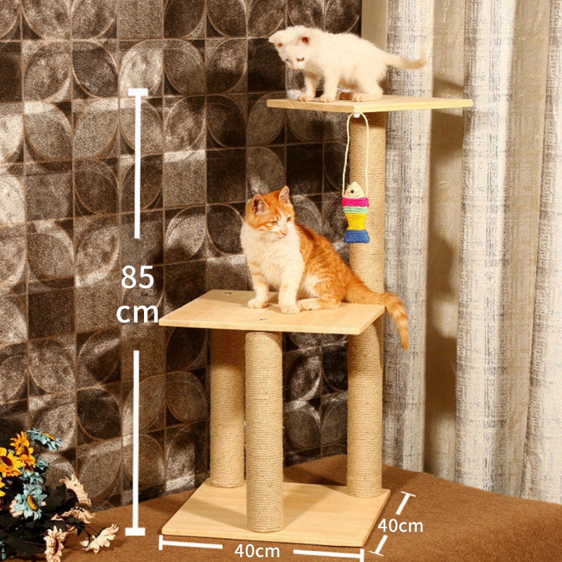 Cat Tower Scratcher Luxurious Pet Cat Tree Tower Condo