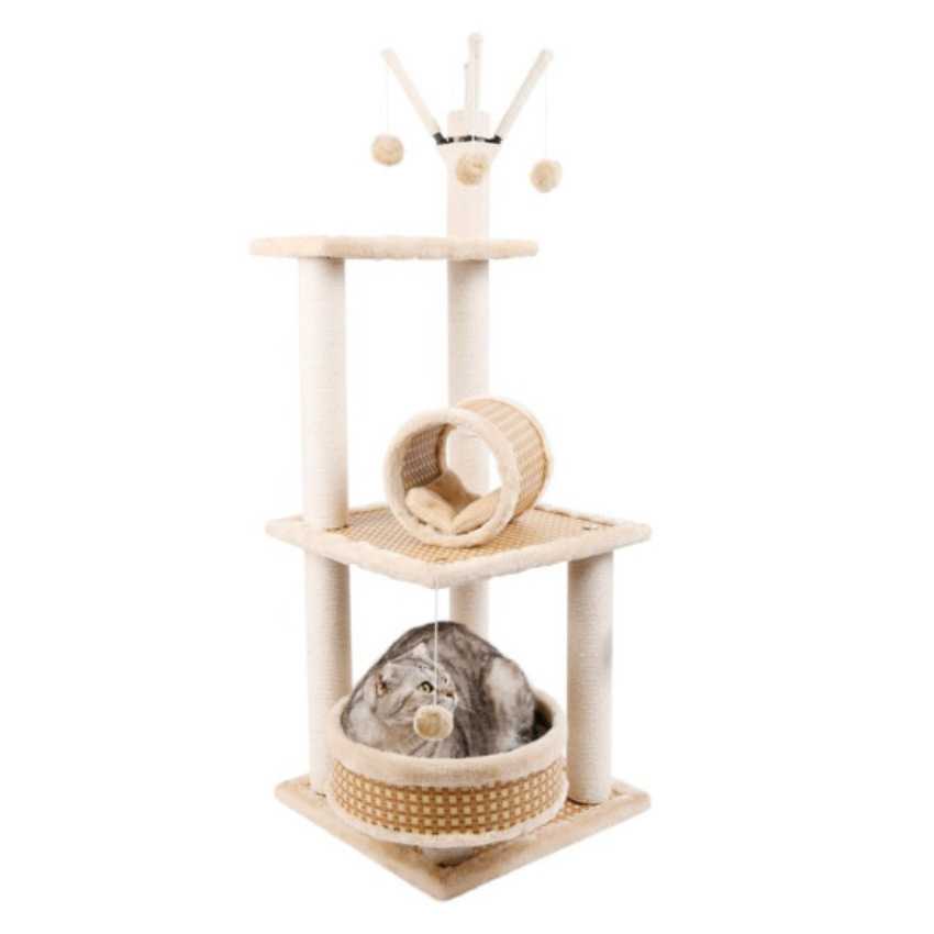 Cat Tree Tower Condo Play House Cat Scratcher Tree Furniture