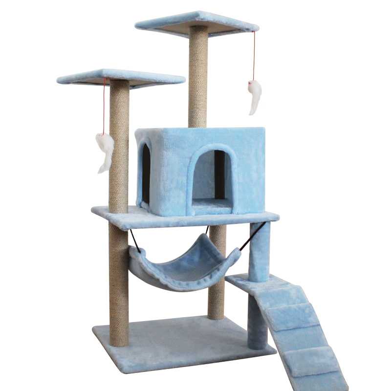 Cat Tree Tree Tree Sisal Suitable Climbing Scratch Pet Scratcher Natural Wood Stro