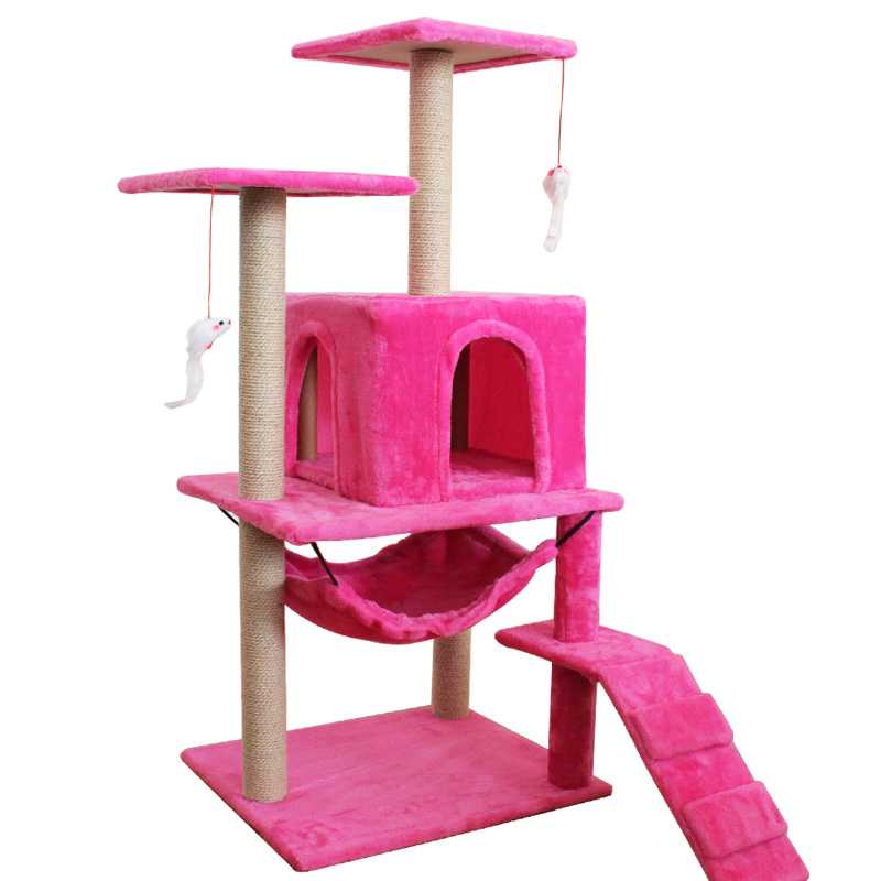 Cat Tree Tree Tree Sisal Suitable Climbing Scratch Pet Scratcher Natural Wood Stro