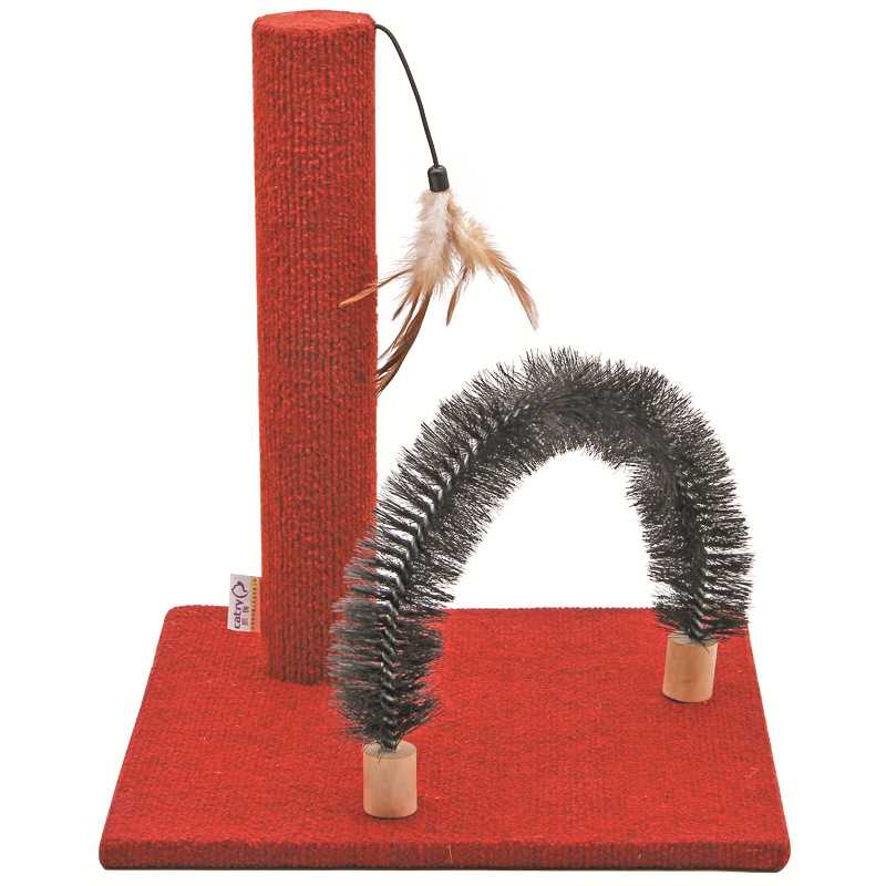 Cat Tree With Natural Sisal Scratching Posts Teasing Toy Kitten