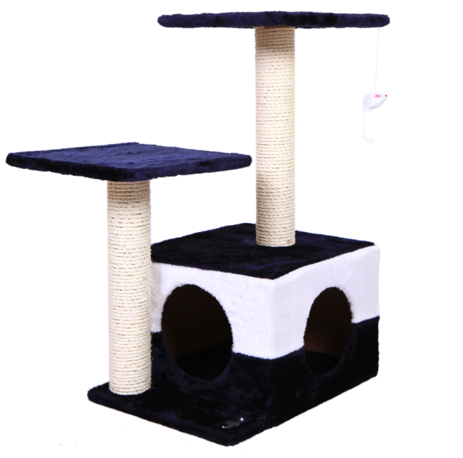 Cat Trees Scratching Post Pet Cat Climbs A Frame Kitten