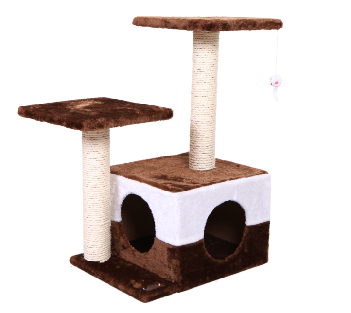 Cat Trees Scratching Post Pet Cat Climbs A Frame Kitten