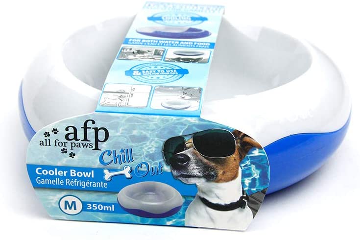 Chill Out Dog Cooler Bowl Pet Frosty Bowl Pet Cooler Bowl Keeps Water Cool Fresh Hours