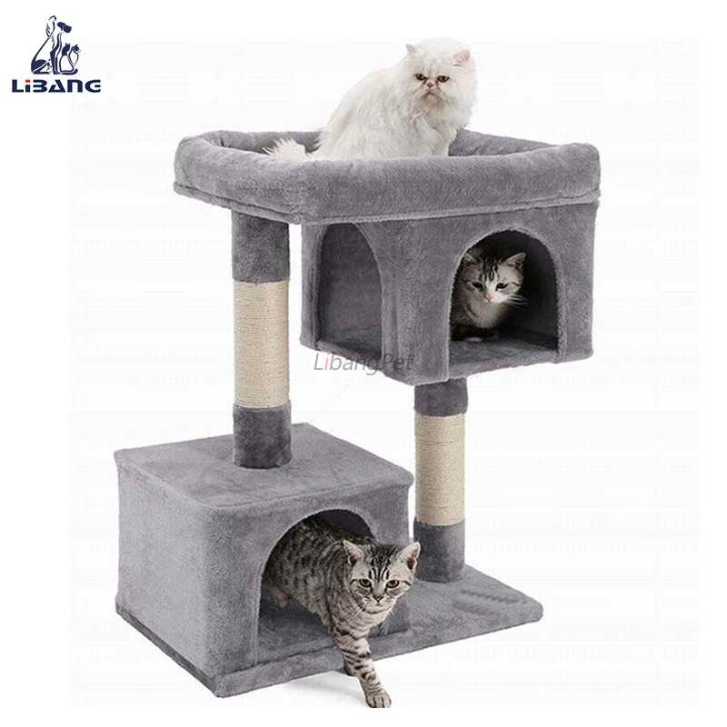 China Great Wooden Tree Indor Cat Tree 80 Inch