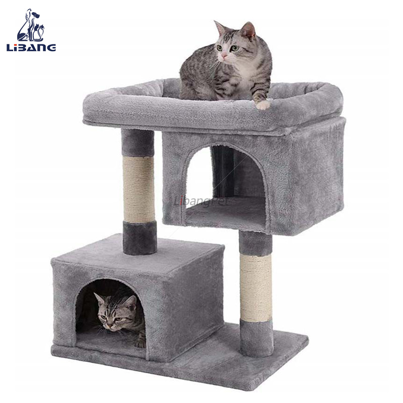 China Great Wooden Tree Indor Cat Tree 80 Inch