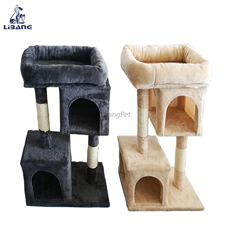 China Great Wooden Tree Indor Cat Tree 80 Inch
