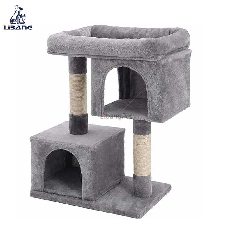 China Great Wooden Tree Indor Cat Tree 80 Inch