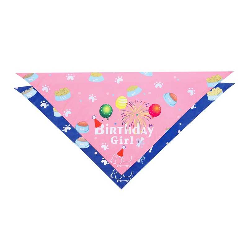 China Pet Accessories Dog Birthday Decorations Dog Birthday Bandana