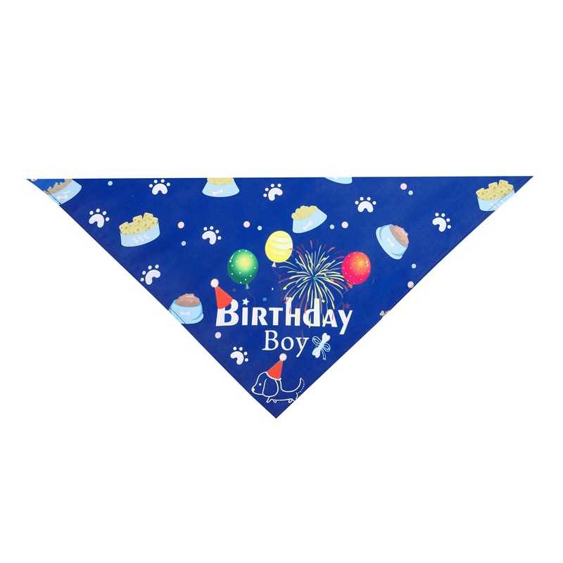 China Pet Accessories Dog Birthday Decorations Dog Birthday Bandana