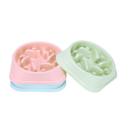 Chokefree Slow Eating Feeder Plastic Bowl Dogs Pet Bowls Amp; Feeders Pet Cleaning Supplies