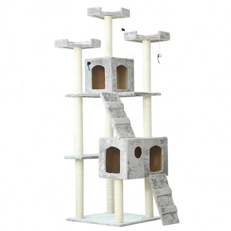 Competitive Trendy Jumping Litter Huge Condo House Big Sisal Cat Tree
