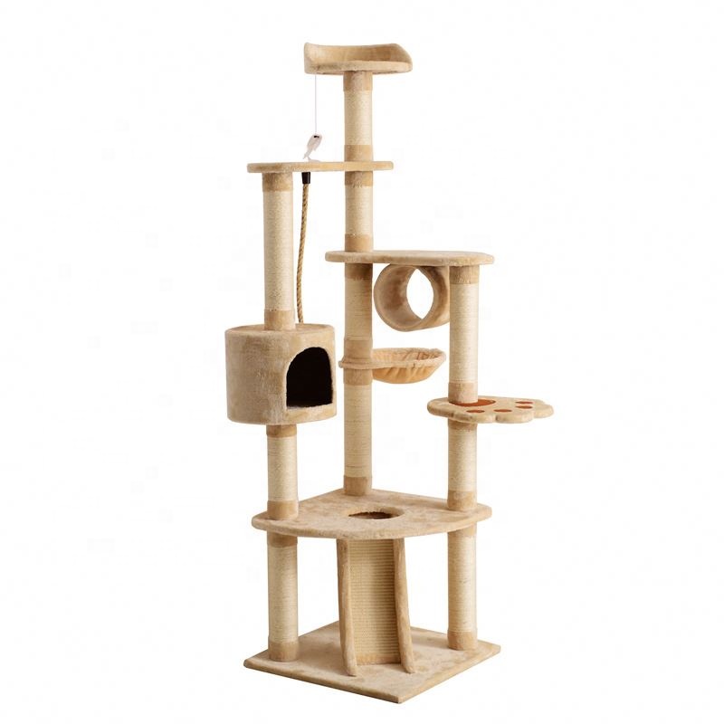 Competitive Trendy Jumping Litter Huge Condo House Big Sisal Cat Tree