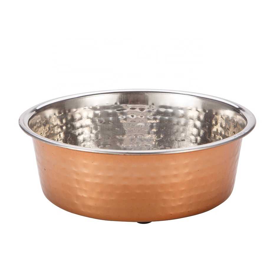 Custom Dog Bowl Stainless Steel Crystal Copper Pet Bowl Prices