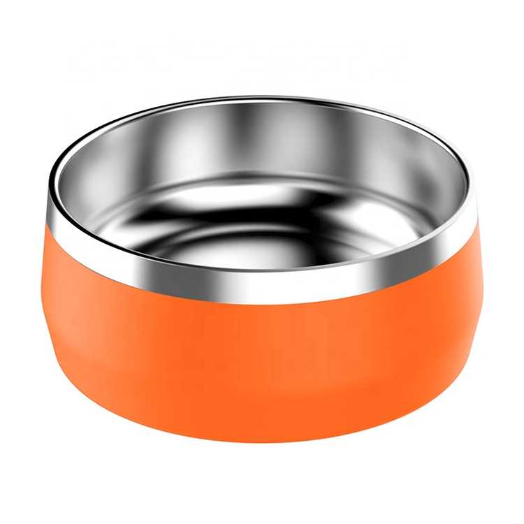 Custom Environmental Stylish Travel Fun Stainless Pet Bowls