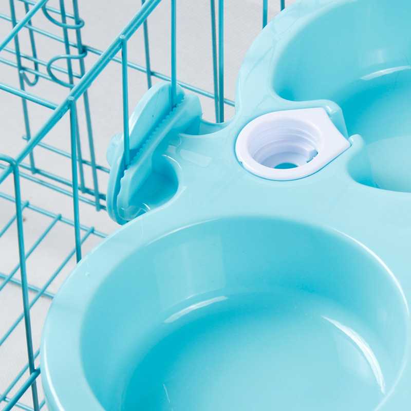 Custom Hanging Automatic Drinking Water Double Pet Bowl Cat Dog Feeding Bowl