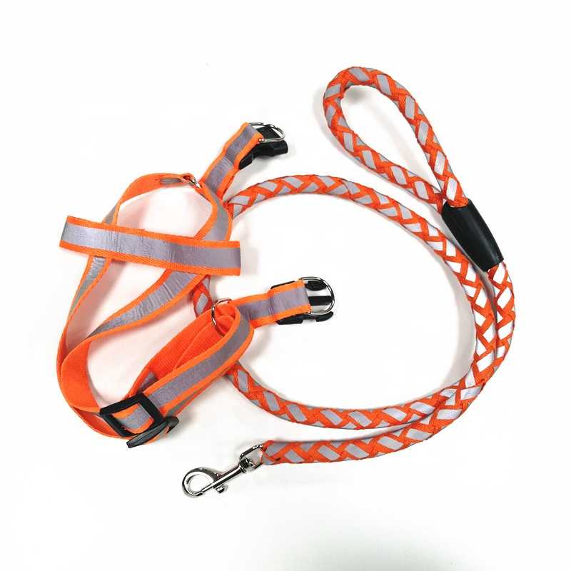 Direct OEM Personalized Dog Tow Rope Leash Pet Adjustable Soft Nylon Rope