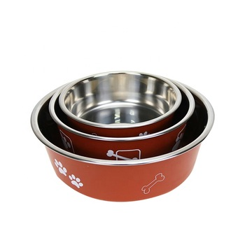 Direct Sale Dog Bowl Stainless Steel Dog Pet Bowls With Silicone Mat