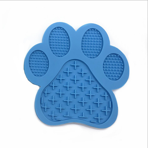 Dog Bowl Slow Feeder Customized Silicone Paw Bath Dog Licking Pad Pet Bowls Feeders Dogs Nad Cats Eating Slow