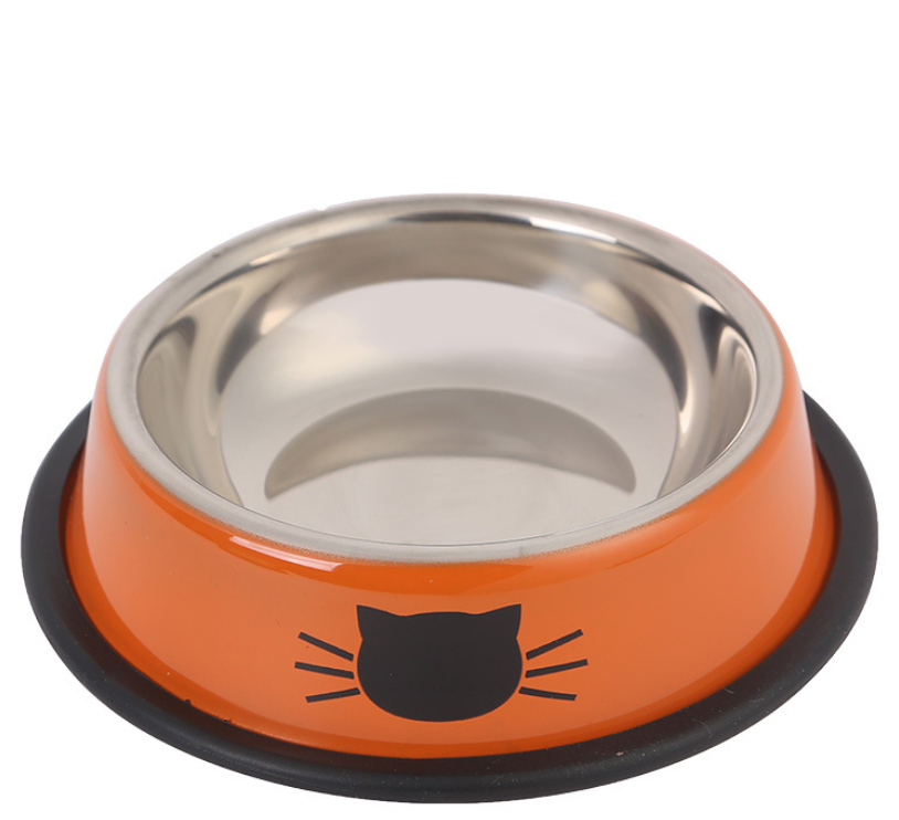 Dog Bowls Stainless Steel Pet Feeder Dog Food Feeding Bowl