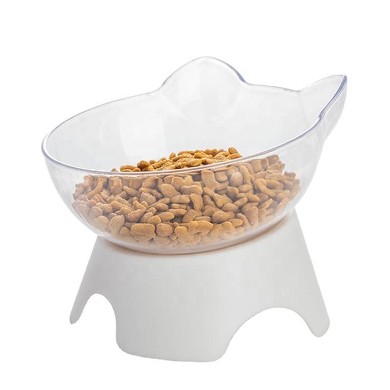 Dogs Food Water Feeder Cat Double Bowl Antiskid Pet Cat Basin Cat Dog Rice Bowl Plastic Dog Bowls