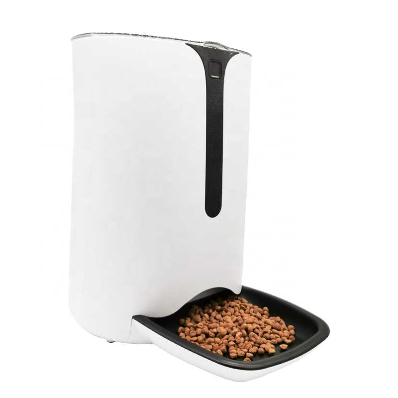 Durable Hard Plastic LCD Display No Wifi Battery Smart Auto Cat Feeder Slow Dog Automatic Feeder