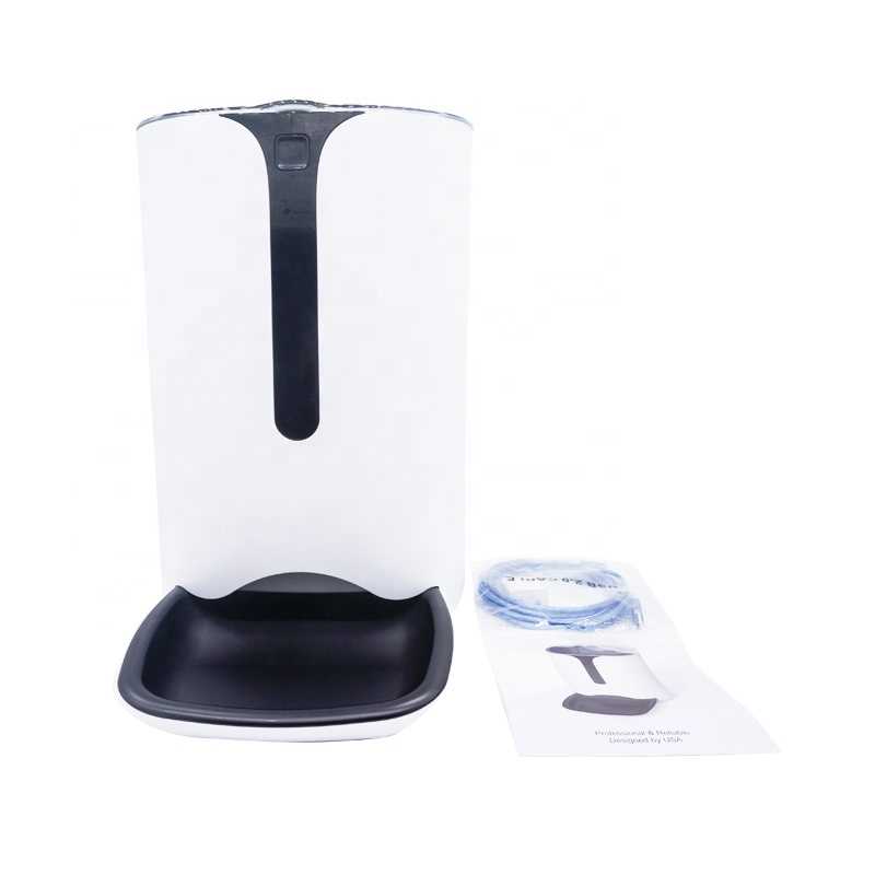 Durable Hard Plastic LCD Display No Wifi Battery Smart Auto Cat Feeder Slow Dog Automatic Feeder