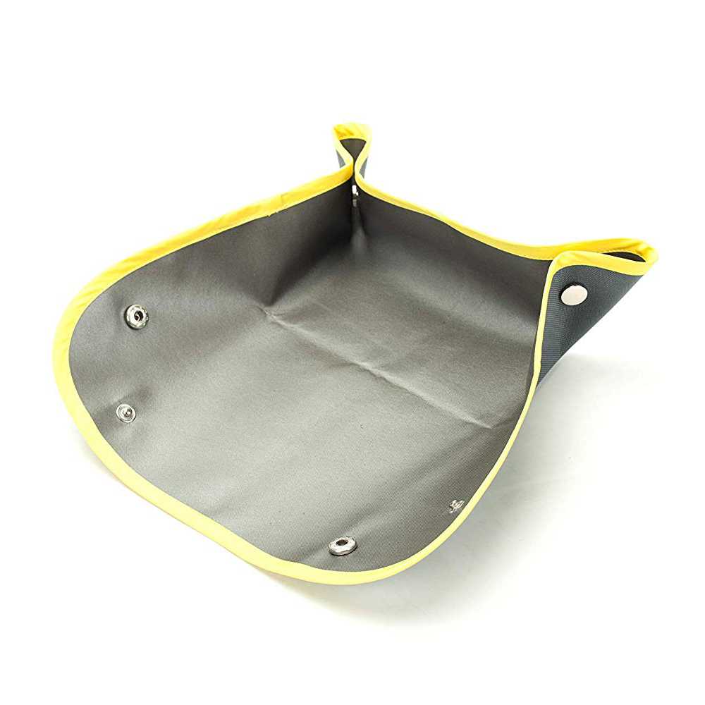 Easy Travel Foldable Pocket Size Collapsible Canvas Dog Bowl Portable