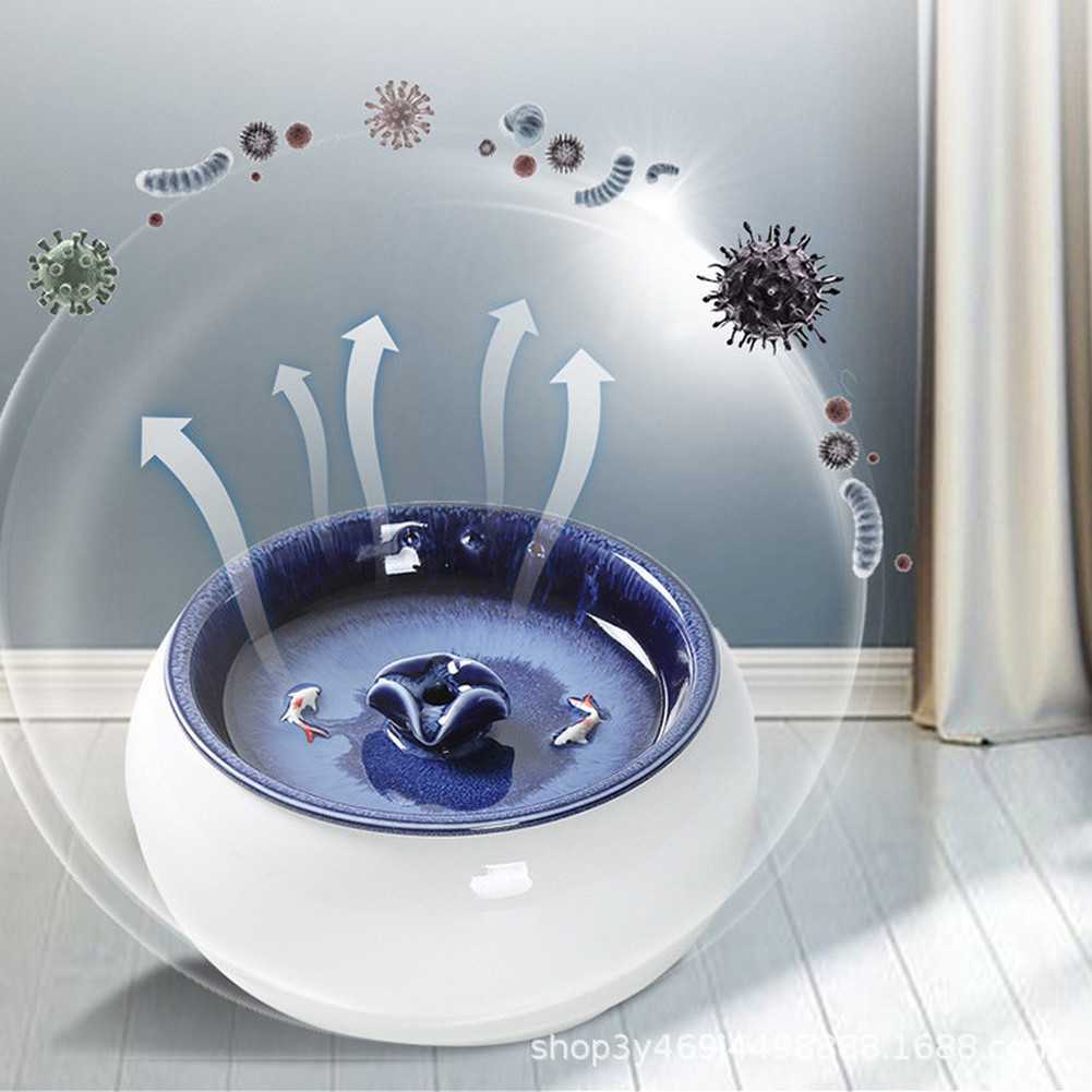 Electric Ceramic Cat Drinking Water Fountain Cats Dogs Drinking Bowl Automatic Cat Water Fountain Dispenser Pet Bowl 15L