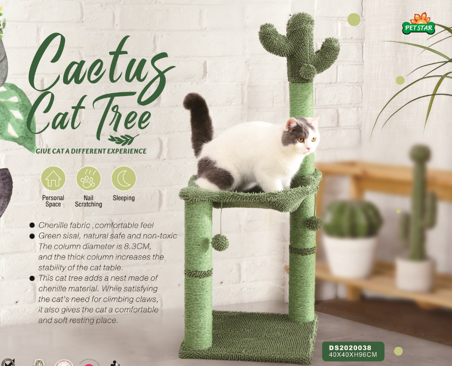 Green Cat Scratch Tower Sale