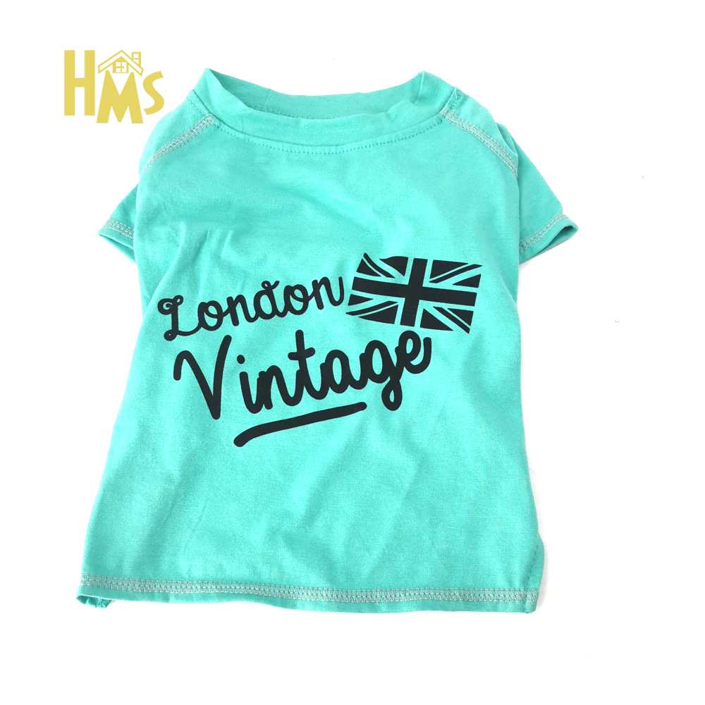 HMS Customizable Clothing Small Dog Clothes Pet Dog Mom Shirts Summer