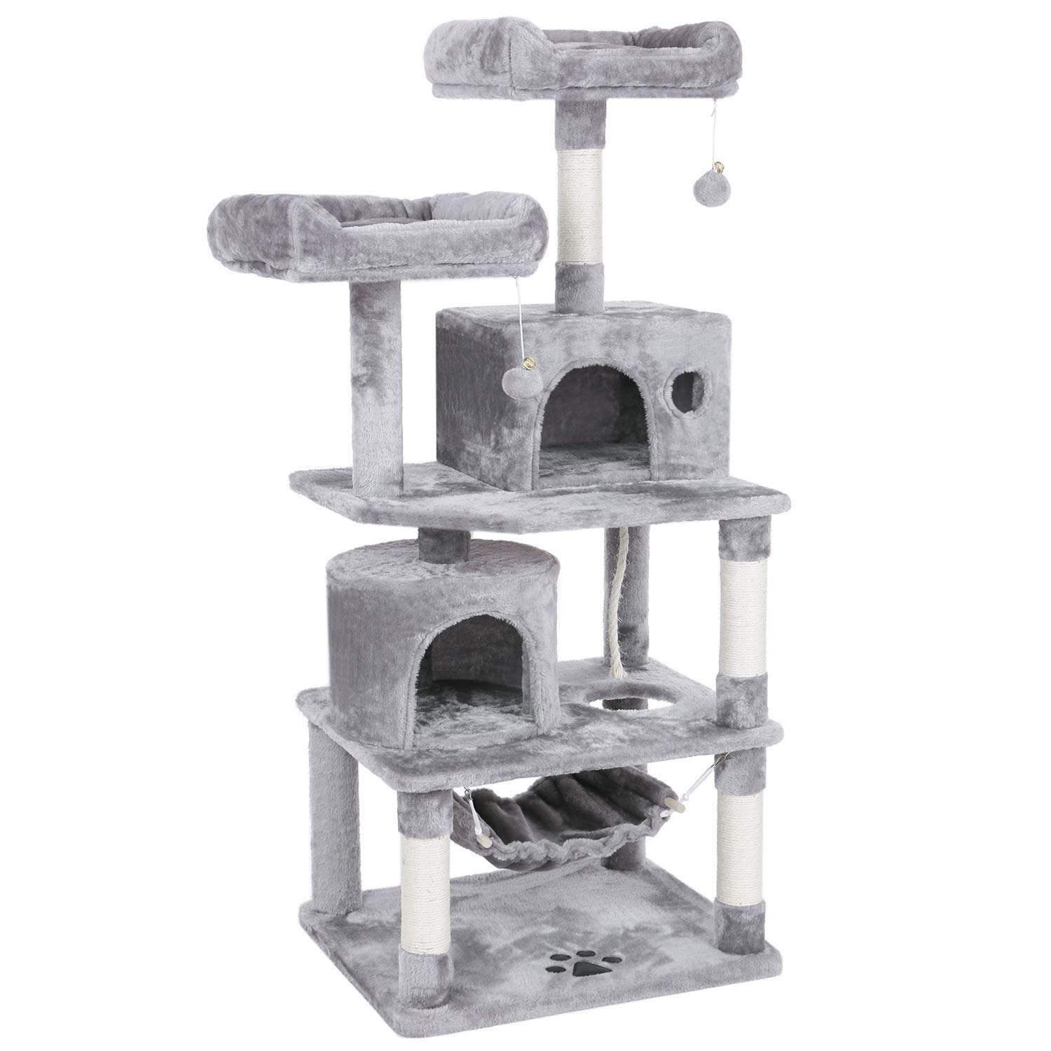 Indoor Kitty Climbing Furniture Carpet Covered Kitten Activity Cat Tree Tower With Scratching Posts