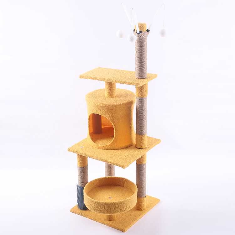 Ing Custom Sisal Rectangle Large Cat Tree Climbing