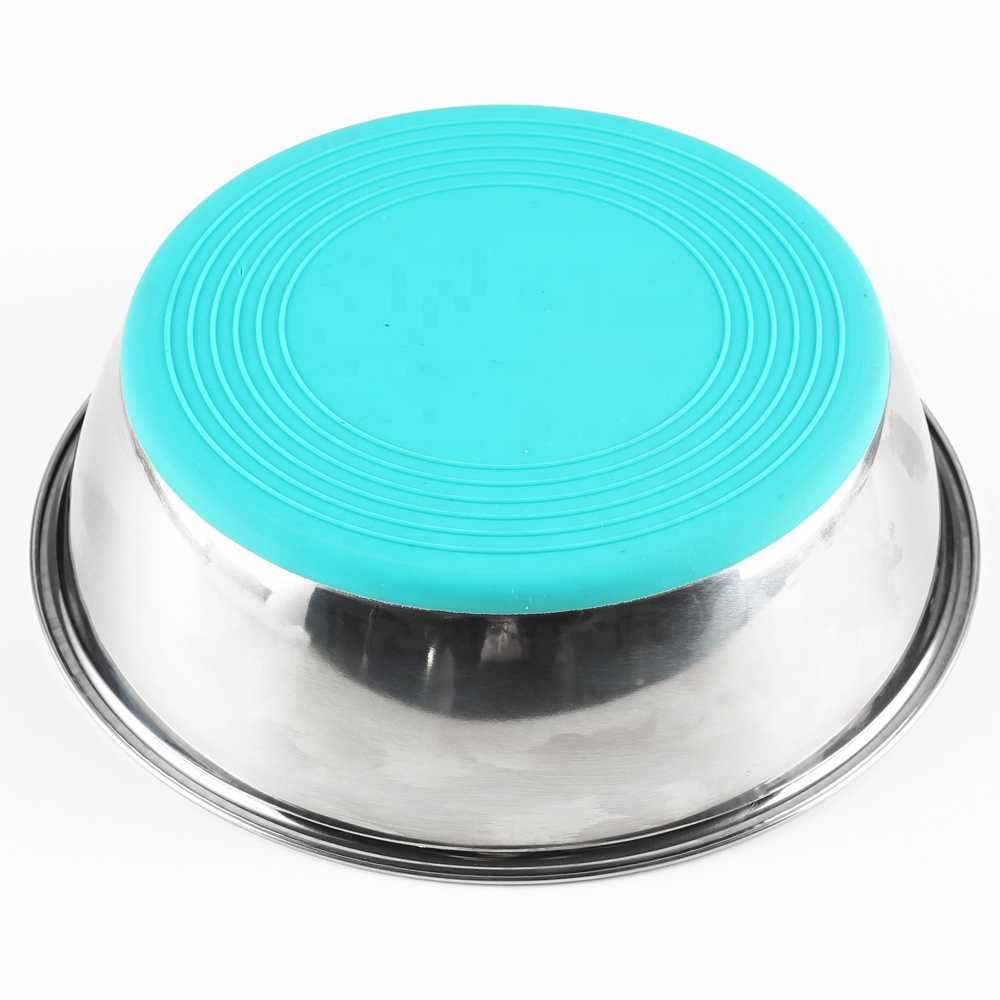 Ing Round Pet Feeder Dog Bowls Stainless Steel Pet Bowl